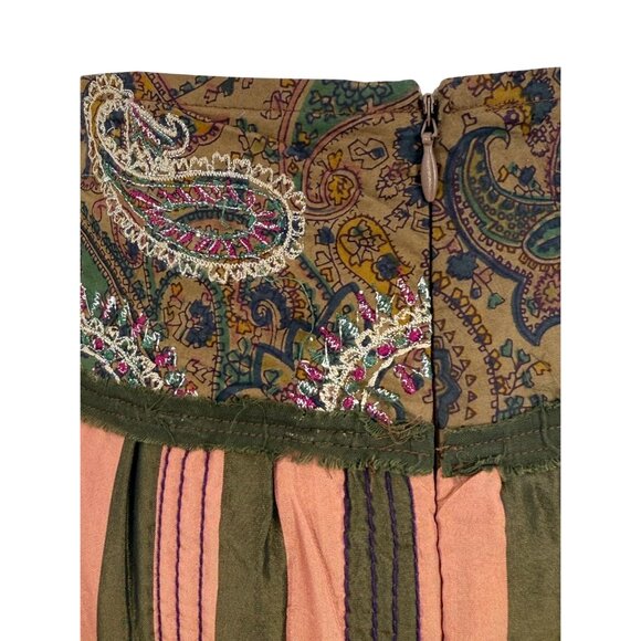 NWT Vtg 90s Solstice Blazer Tiered Skirt Set • Whimsigoth Steampunk Boho Grunge - Picture 16 of 16